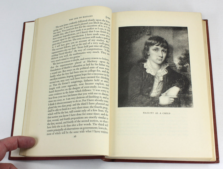 The Life of William Hazlitt, P.P. Howe, 1947