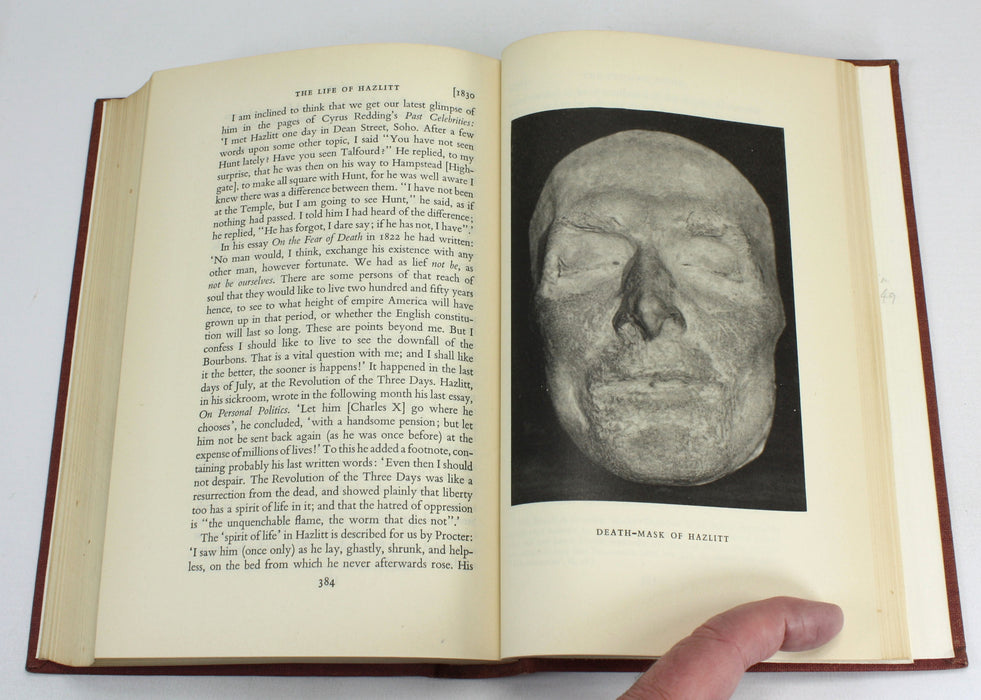 The Life of William Hazlitt, P.P. Howe, 1947
