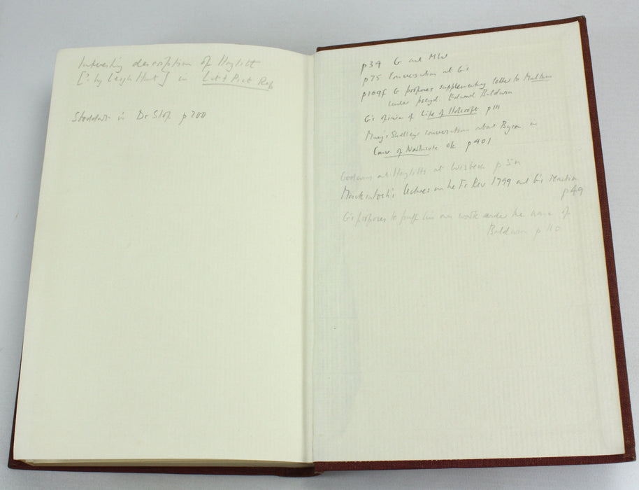 The Life of William Hazlitt, P.P. Howe, 1947