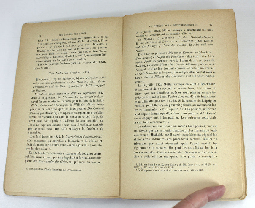 Les Chants des Grecs et le Philhellenisme de Wilhelm Muller, par Gaston Caminade, Felix Alcan, 1913