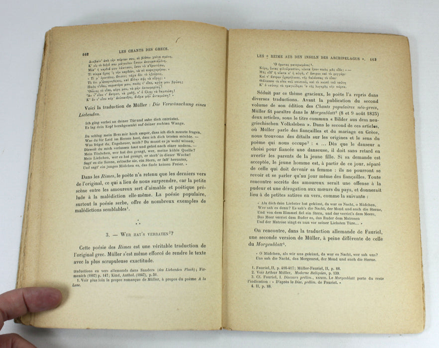 Les Chants des Grecs et le Philhellenisme de Wilhelm Muller, par Gaston Caminade, Felix Alcan, 1913