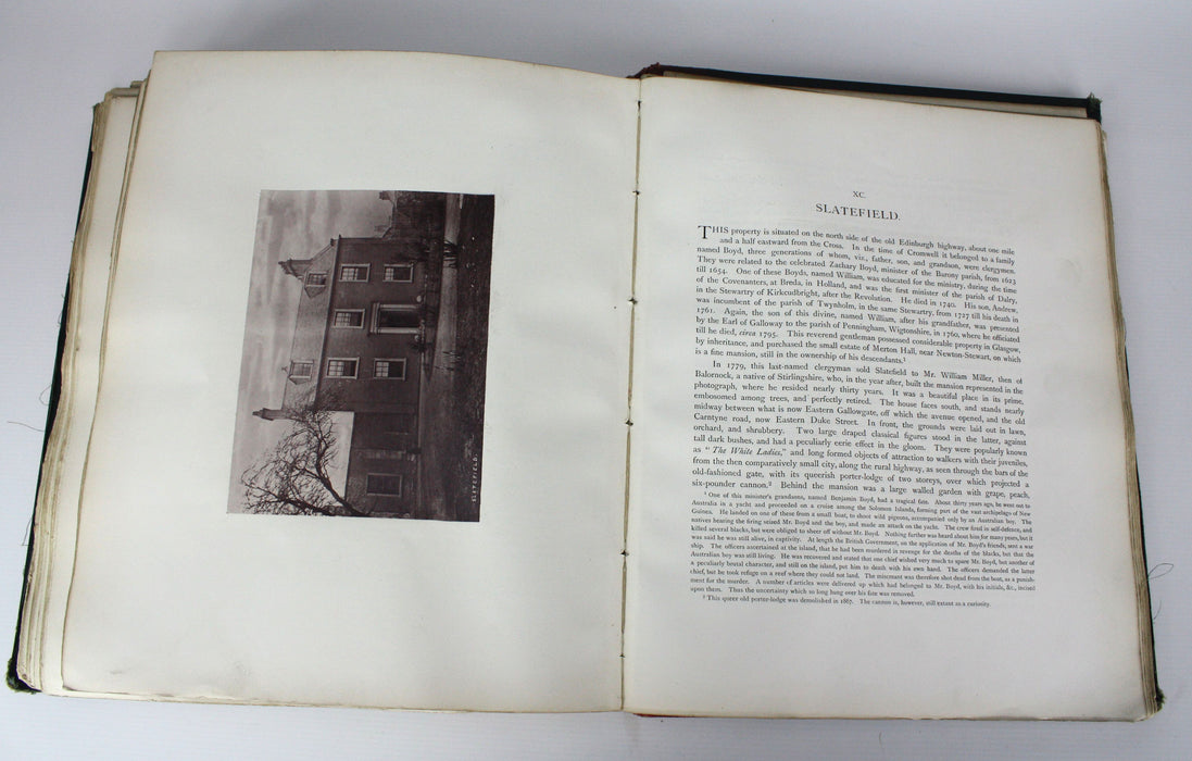 The Old Country Houses of the Old Glasgow Gentry, Illustrated by Permanent Photographs by Annan, Limited edition 1878.