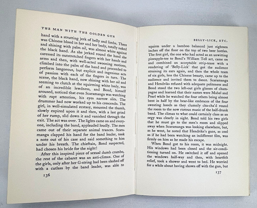 Ian Fleming, The Man With The Golden Gun, First edition, Second Impression, 1965
