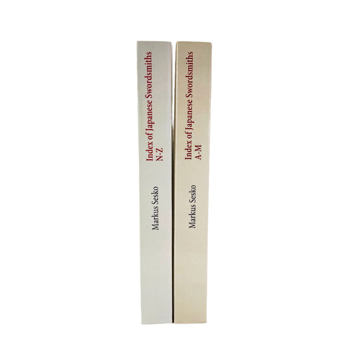Index of Japanese Swordsmiths, Markus Sesko, 2 Volumes complete, 2012