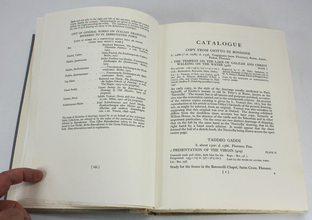 Italian Drawings Exhibited at the Royal Academy, Burlington House, London, 1930