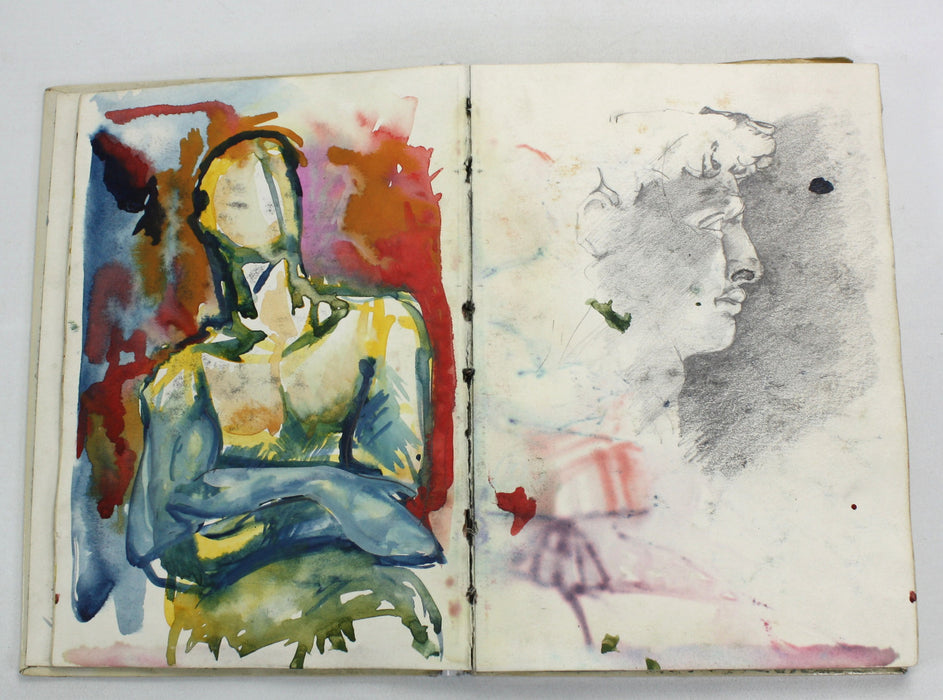 James O'Dea (now Jamie O'Dea); Artist's Studio books, Set of 3, 1980s. Over 300 Pages of Original artwork.