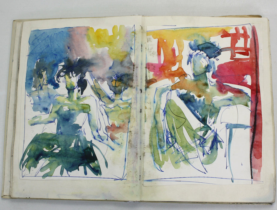 James O'Dea (now Jamie O'Dea); Artist's Studio books, Set of 3, 1980s. Over 300 Pages of Original artwork.