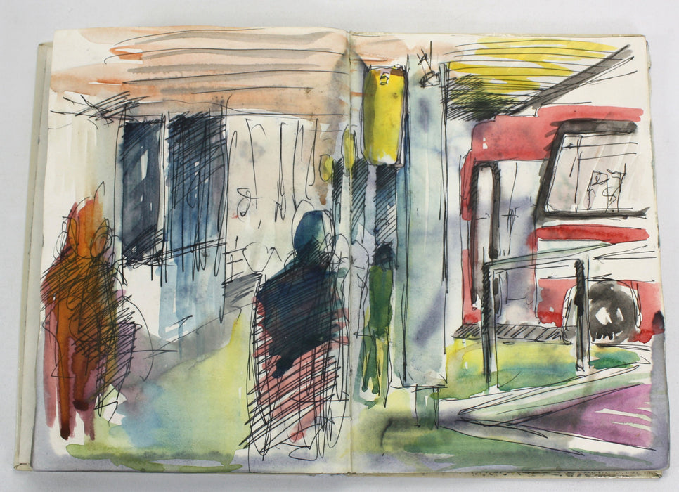 James O'Dea (now Jamie O'Dea); Artist's Studio books, Set of 3, 1980s. Over 300 Pages of Original artwork.