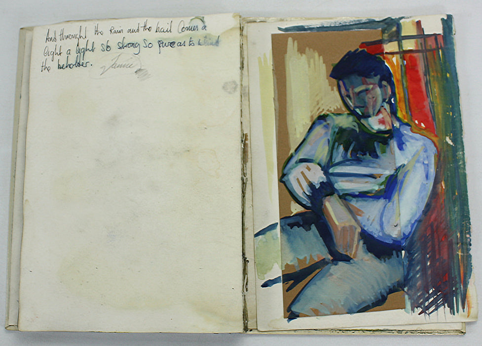 James O'Dea (now Jamie O'Dea); Artist's Studio books, Set of 3, 1980s. Over 300 Pages of Original artwork.