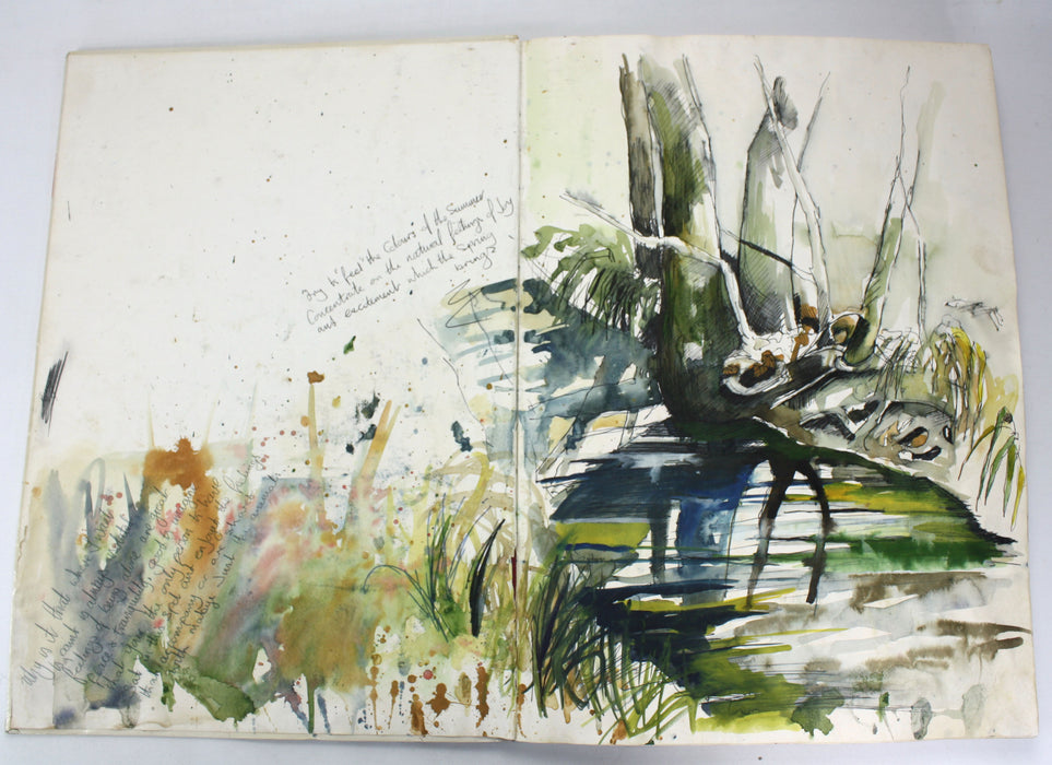 James O'Dea (now Jamie O'Dea); Artist's Studio books, Set of 3, 1980s. Over 300 Pages of Original artwork.