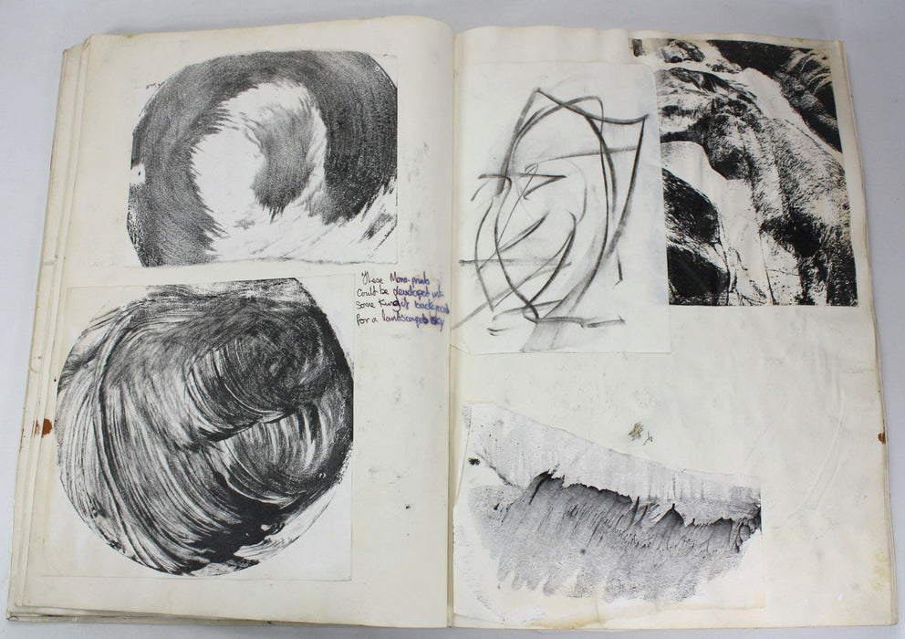 James O'Dea (now Jamie O'Dea); Artist's Studio books, Set of 3, 1980s. Over 300 Pages of Original artwork.