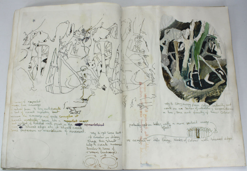 James O'Dea (now Jamie O'Dea); Artist's Studio books, Set of 3, 1980s. Over 300 Pages of Original artwork.