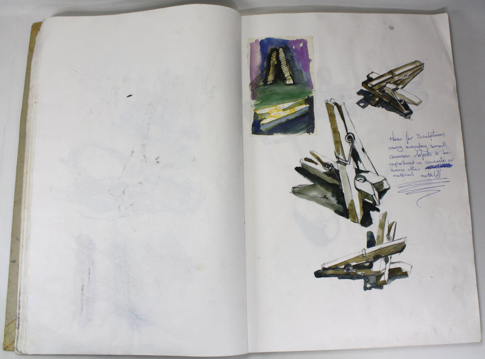 James O'Dea (now Jamie O'Dea); Artist's Studio books, Set of 3, 1980s. Over 300 Pages of Original artwork.