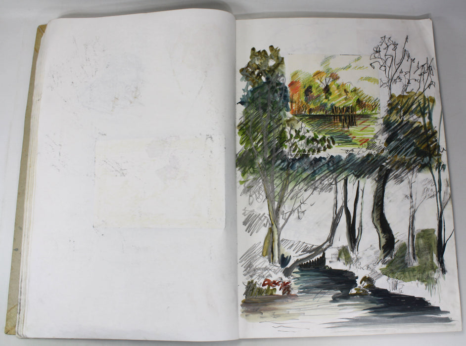 James O'Dea (now Jamie O'Dea); Artist's Studio books, Set of 3, 1980s. Over 300 Pages of Original artwork.