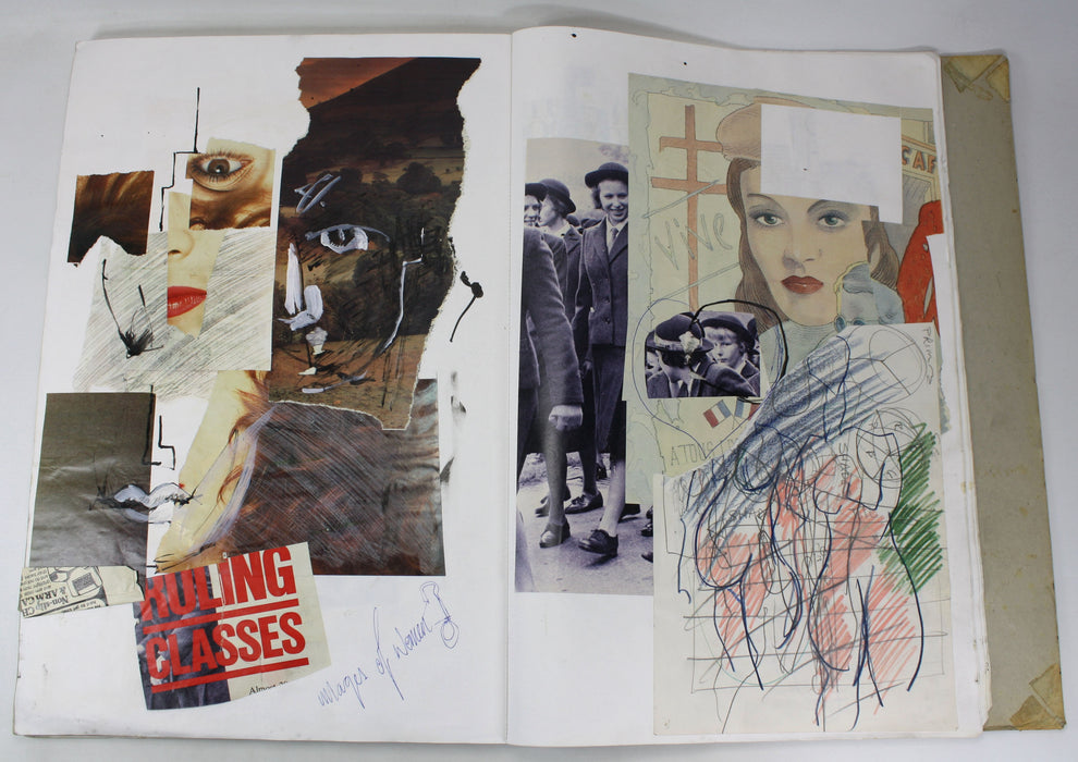 James O'Dea (now Jamie O'Dea); Artist's Studio books, Set of 3, 1980s. Over 300 Pages of Original artwork.