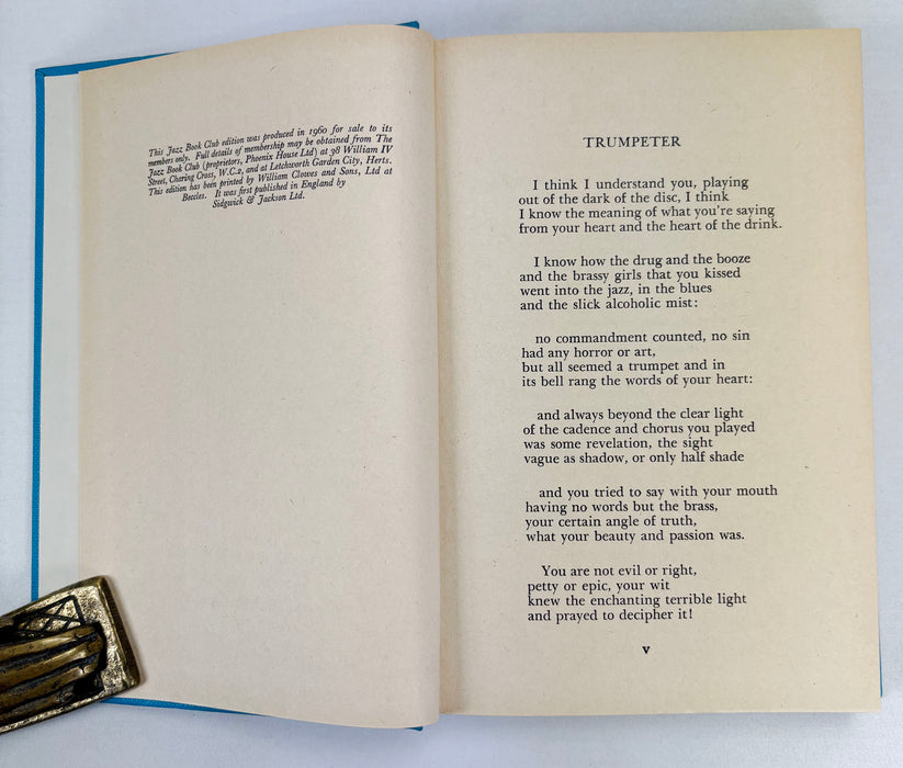 Jazz Book Club; Bugles for Beiderbecke, Charles H. Wareing & George Garlick, 1960