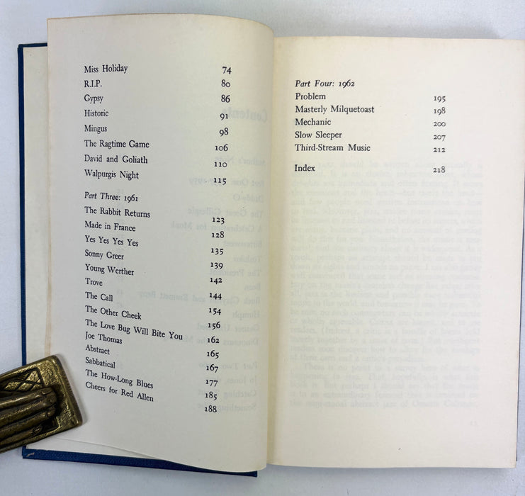 Jazz Book Club; Dinosaurs in the Morning, Whitney Balliett, 1965