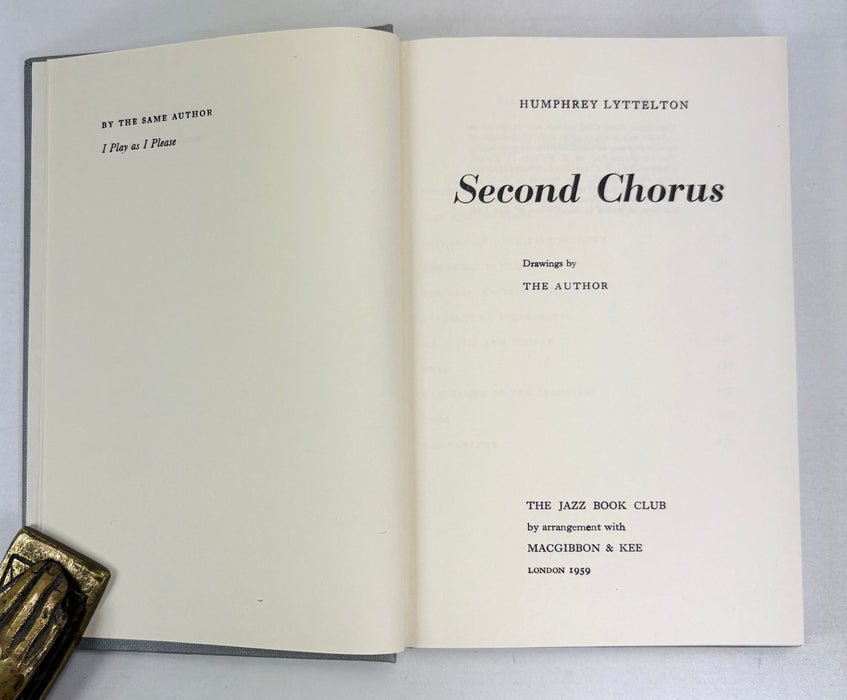 Jazz Book Club; Second Chorus, Humphrey Littleton, 1959