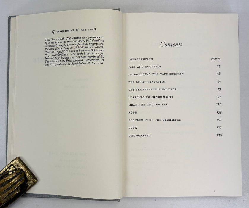 Jazz Book Club; Second Chorus, Humphrey Littleton, 1959