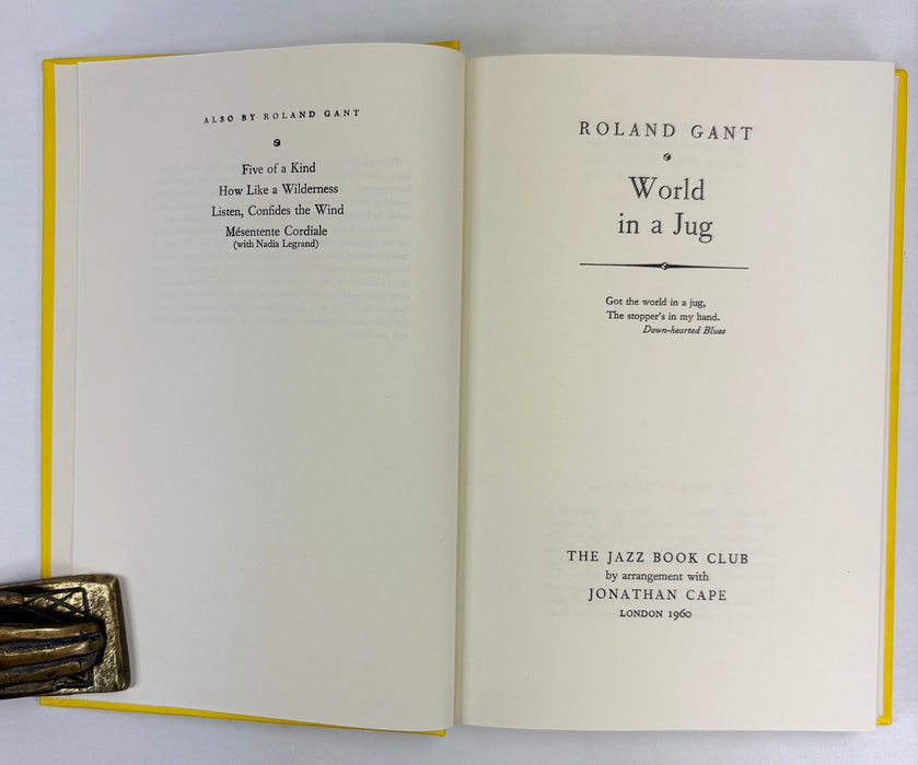 Jazz Book Club; World in a Jug, Roland Gant, 1960