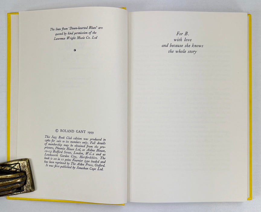 Jazz Book Club; World in a Jug, Roland Gant, 1960