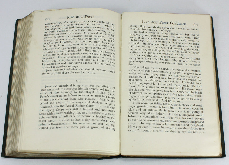 Joan and Peter; The Story of an Education, H.G. Wells, 1918, first edition