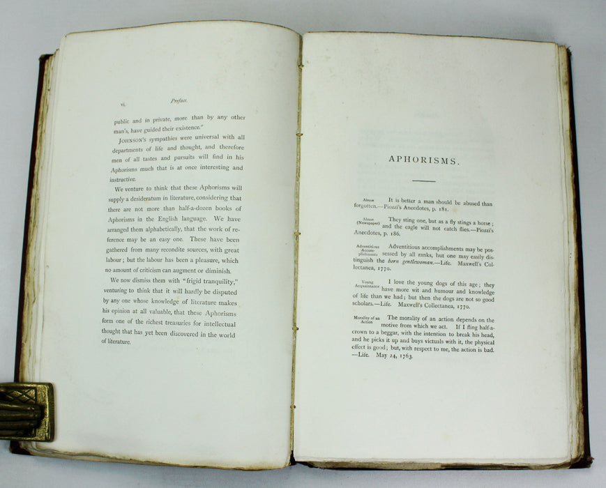 Johnson; His Characteristics and Aphorisms, James Hay, 1884