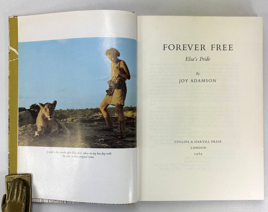 Joy Adamson; Born Free, Living Free, & Forever Free, 1960-1962, Complete Set