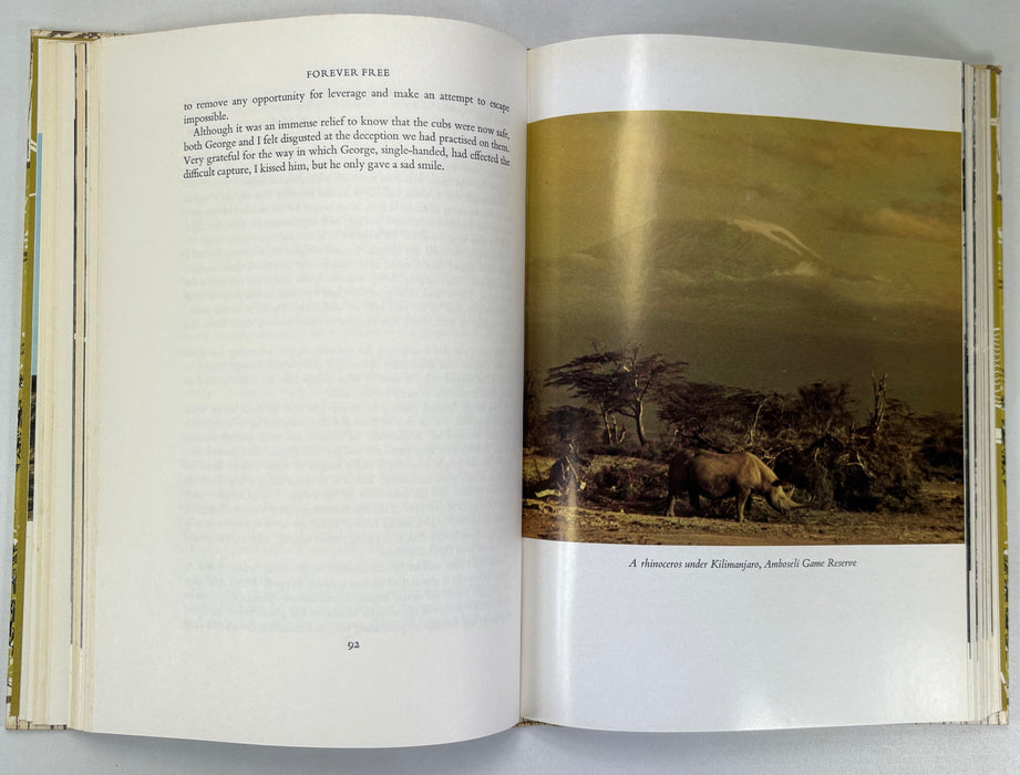 Joy Adamson; Born Free, Living Free, & Forever Free, 1960-1962, Complete Set