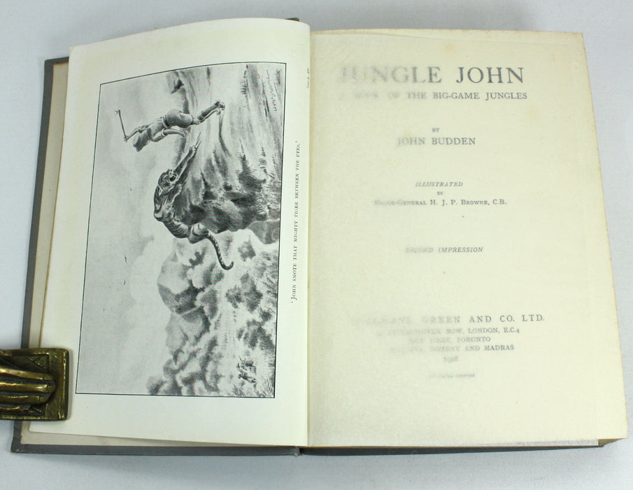 Jungle John; A Book of the Big-Game Jungles, John Budden, 1928