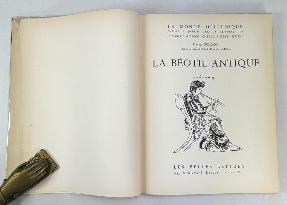 La Béotie Antique, Pierre Guillon, Les Belles Lettres, Paris, 1948