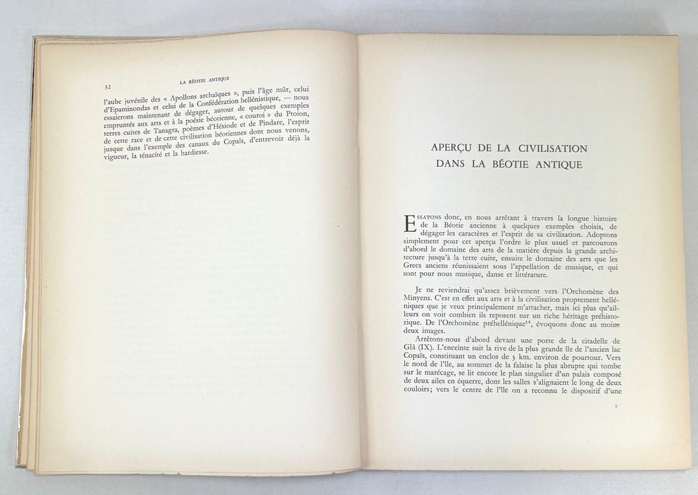 La Béotie Antique, Pierre Guillon, Les Belles Lettres, Paris, 1948