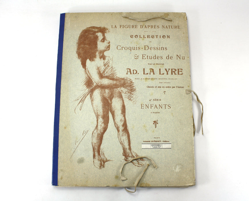 La Figure d'Apres Nature; Collection de Croquis-Dessins & Etudes de Nu par le Peinture, Ad. La Lyre, 4e Serie; Enfants, 1906