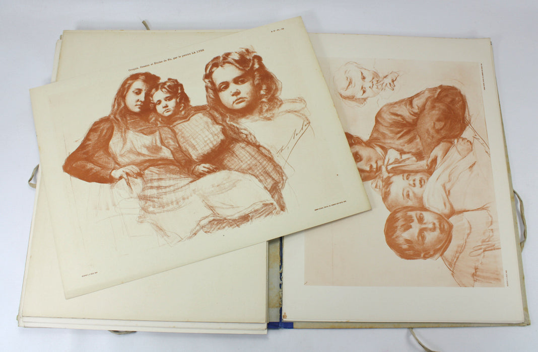 La Figure d'Apres Nature; Collection de Croquis-Dessins & Etudes de Nu par le Peinture, Ad. La Lyre, 4e Serie; Enfants, 1906
