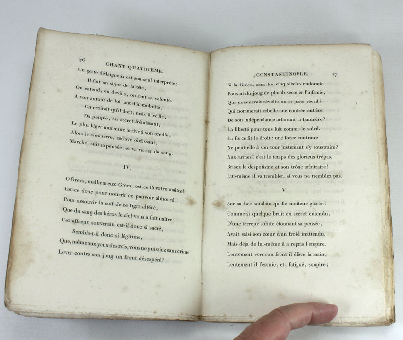 Le Voyage de Grece. Poeme par M. Pierre Lebrun, Ponthieu, Paris, 1828