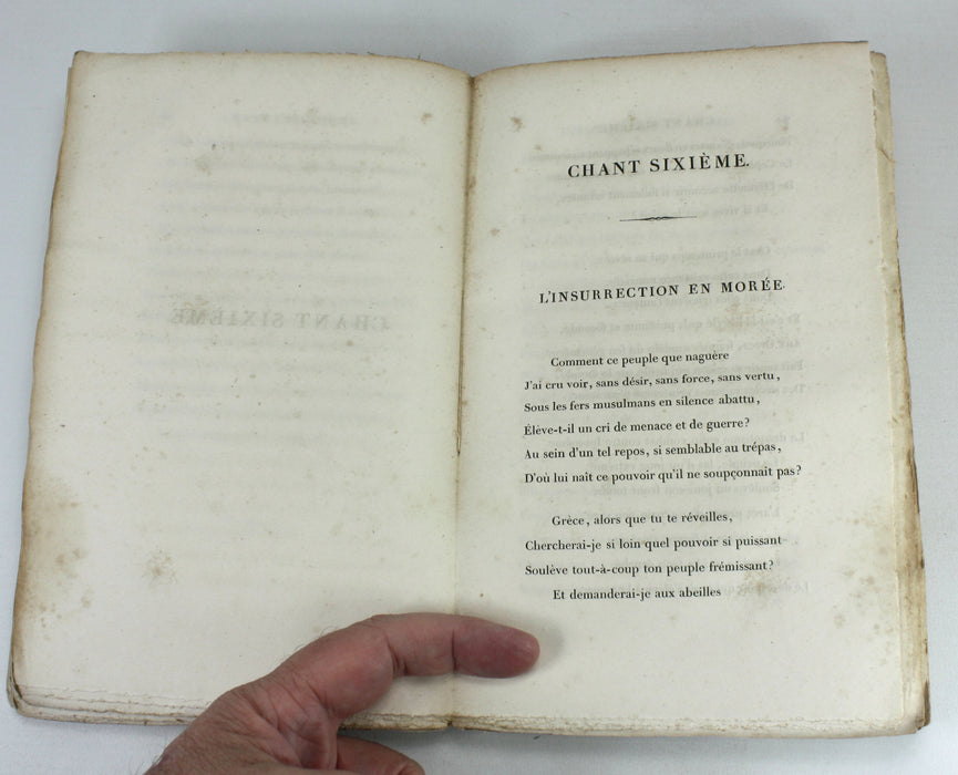 Le Voyage de Grece. Poeme par M. Pierre Lebrun, Ponthieu, Paris, 1828