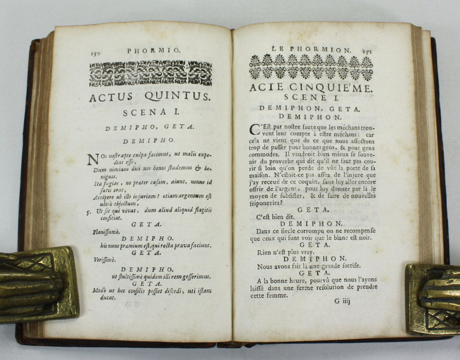 Les Comedies de Terence, Traduites en Francois par Madame Dacier, George Gallet, Amsterdam, 1700