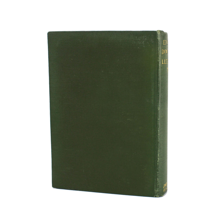Letters of Edward Dowden and his Correspondents, 1914, with autographed card from Edmund Gosse