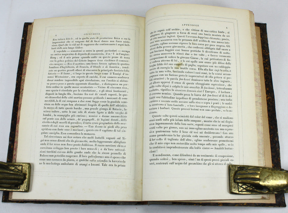 Lo Impero Cinese, 1st Italian edition 1845, by Clemente Pelle