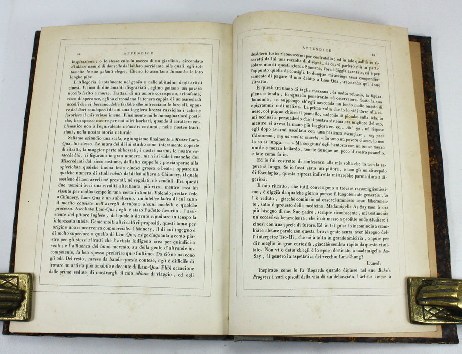 Lo Impero Cinese, 1st Italian edition 1845, by Clemente Pelle