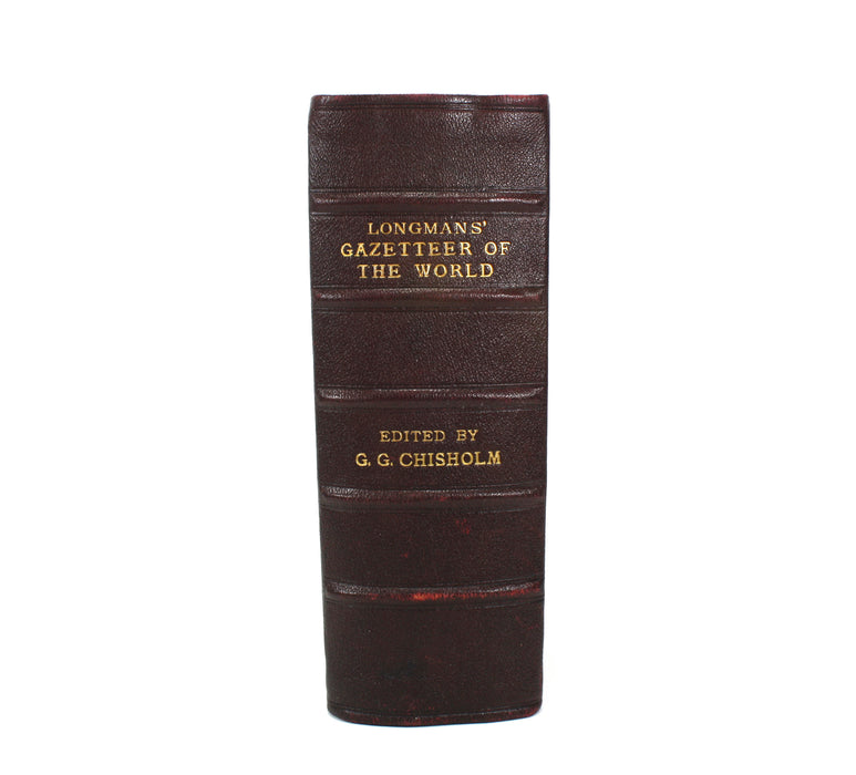 Longmans' Gazetteer of the World, George G. Chisholm, 1906