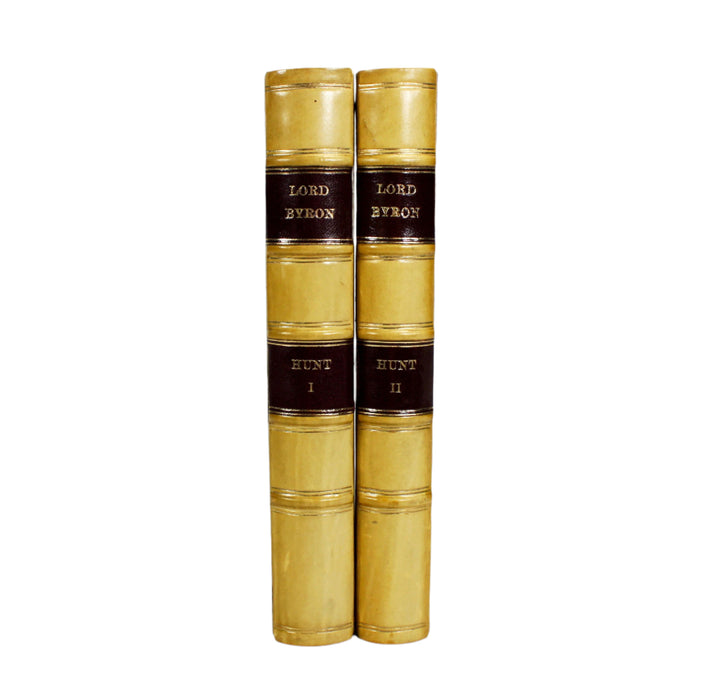 Lord Byron and Some of His Contemporaries; With Recollections of The Author's Life, and of His Visit to Italy, Leigh Hunt, 1828, 2 Volume set