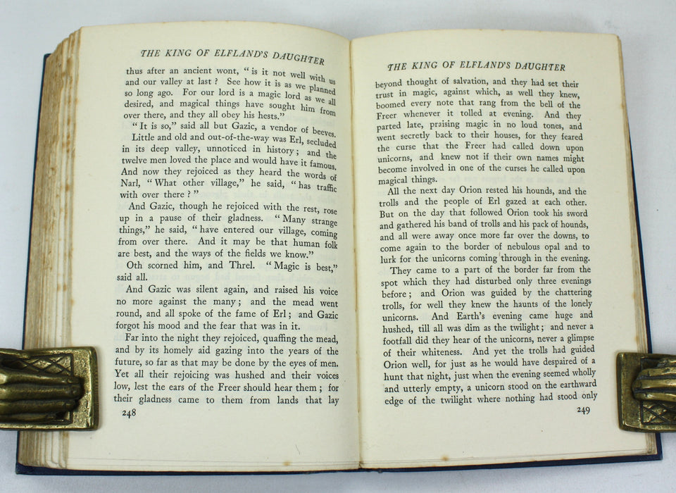 Lord Dunsany; The King of Elfland's Daughter, 1924. First trade edition.