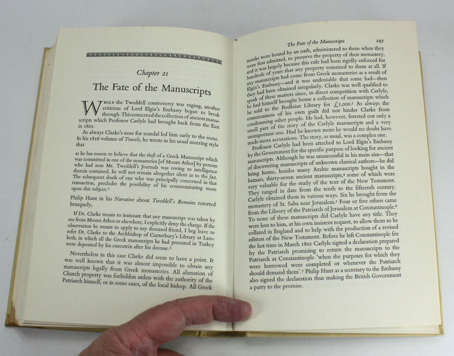 Lord Elgin and the Marbles, by William St. Clair, 1967