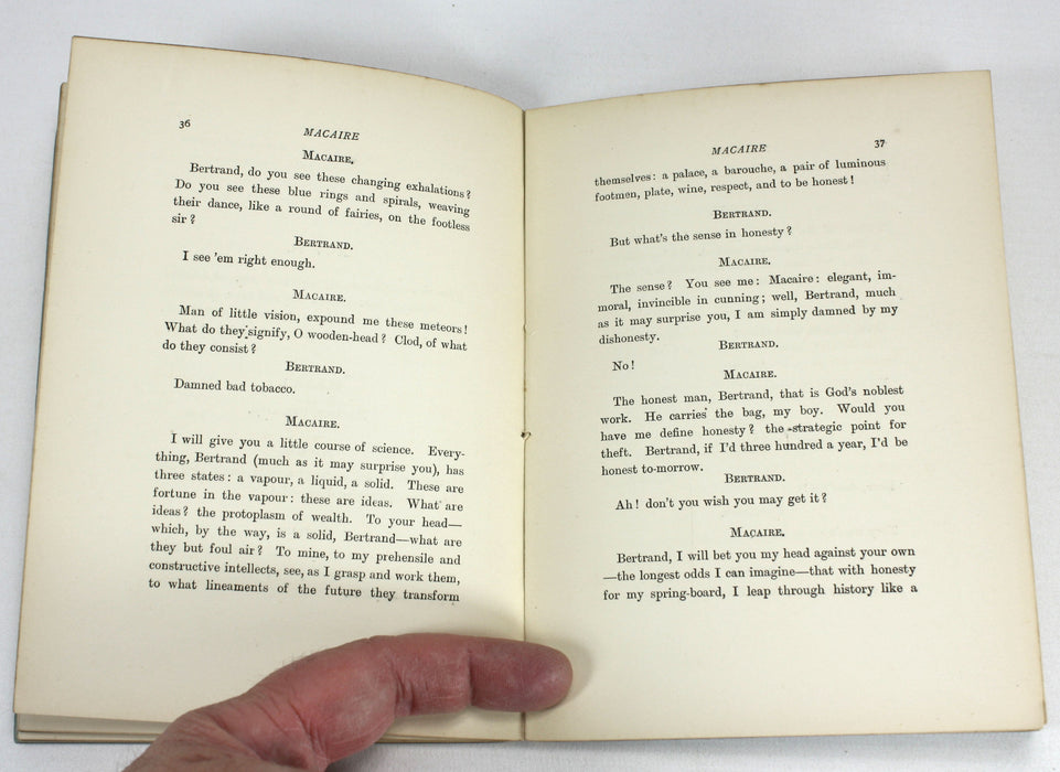 Macaire, W.E. Henley & R.L. Stevenson, 1897