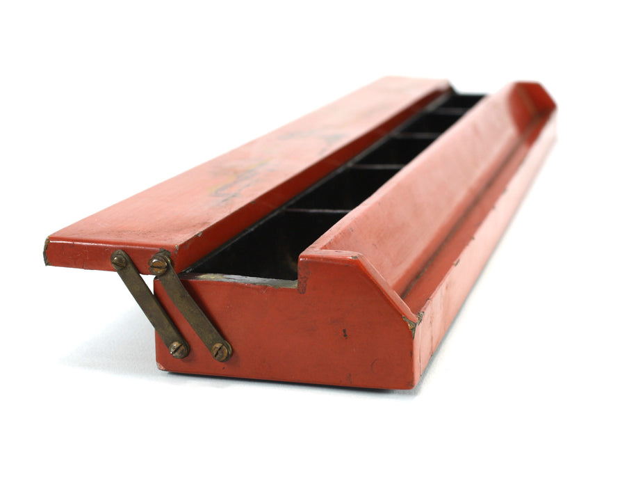 Vintage Chinese Mahjong Gaming Tile Holder Set - also Scrabble, Dominoes. Set M. Tile Rack.
