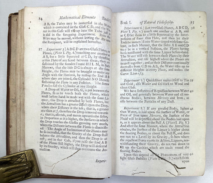 Mathematical Elements of Natural Philosophy, Confirm'd by Experiments; Or, An Introduction to Sir Isaac Newton's Philosophy, William-James Gravesande, 1726
