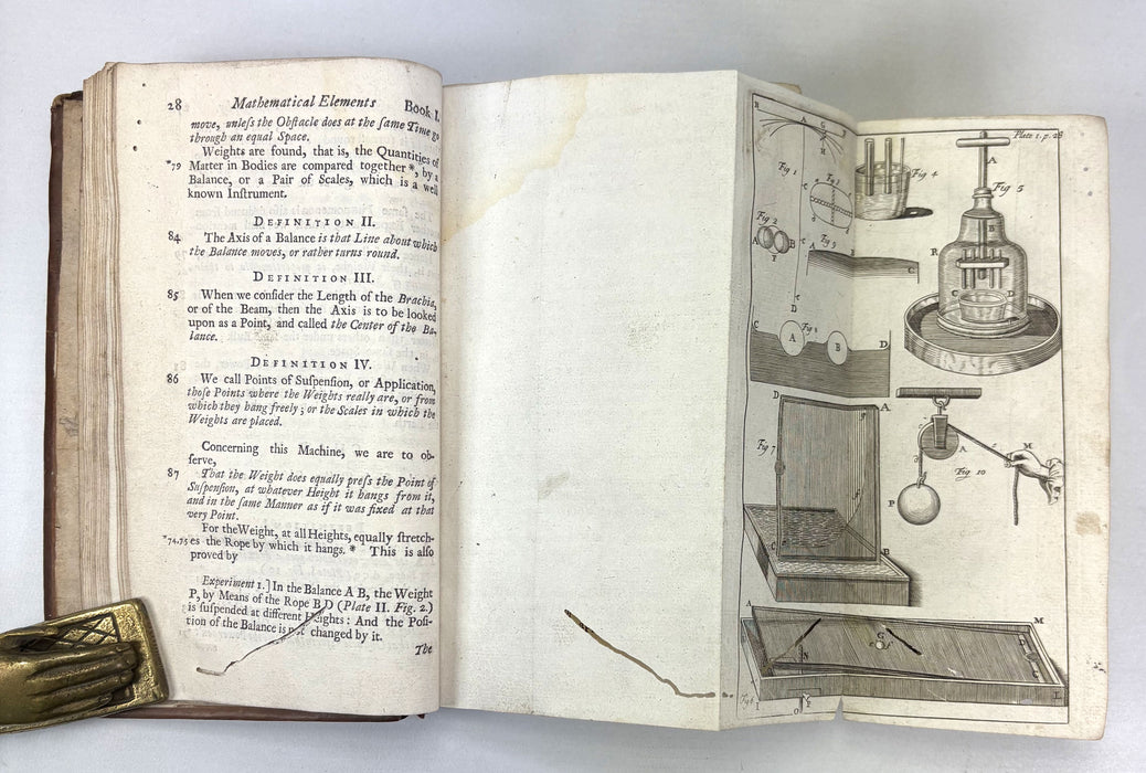 Mathematical Elements of Natural Philosophy, Confirm'd by Experiments; Or, An Introduction to Sir Isaac Newton's Philosophy, William-James Gravesande, 1726