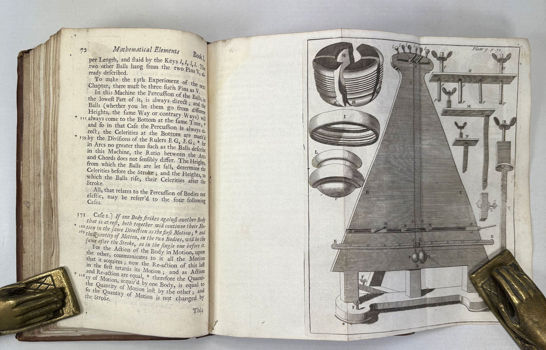 Mathematical Elements of Natural Philosophy, Confirm'd by Experiments; Or, An Introduction to Sir Isaac Newton's Philosophy, William-James Gravesande, 1726