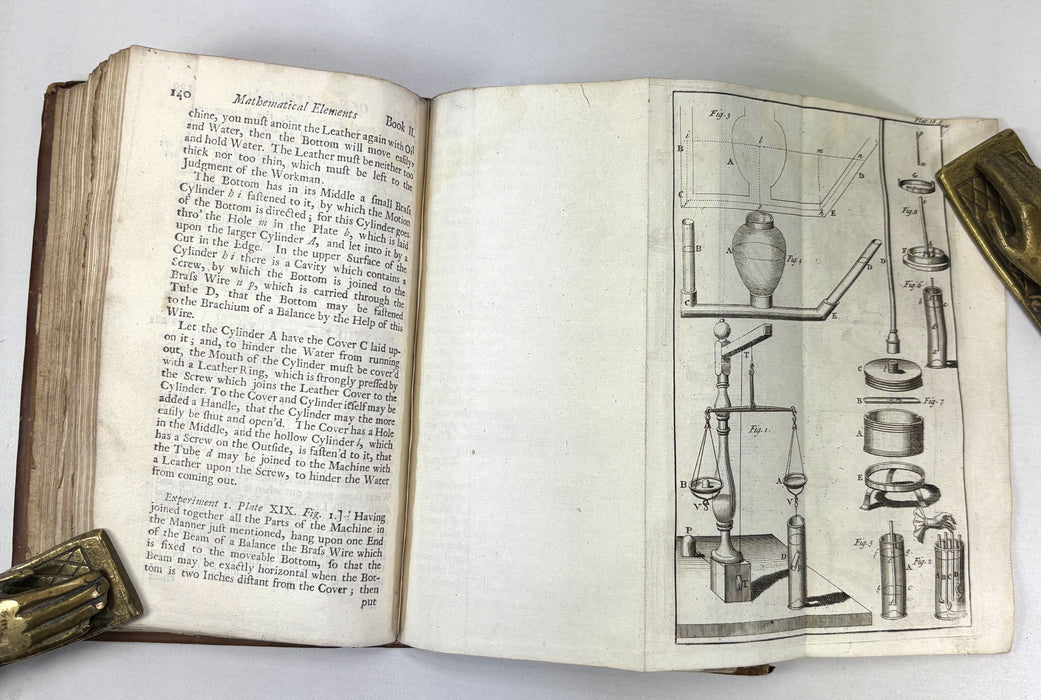 Mathematical Elements of Natural Philosophy, Confirm'd by Experiments; Or, An Introduction to Sir Isaac Newton's Philosophy, William-James Gravesande, 1726